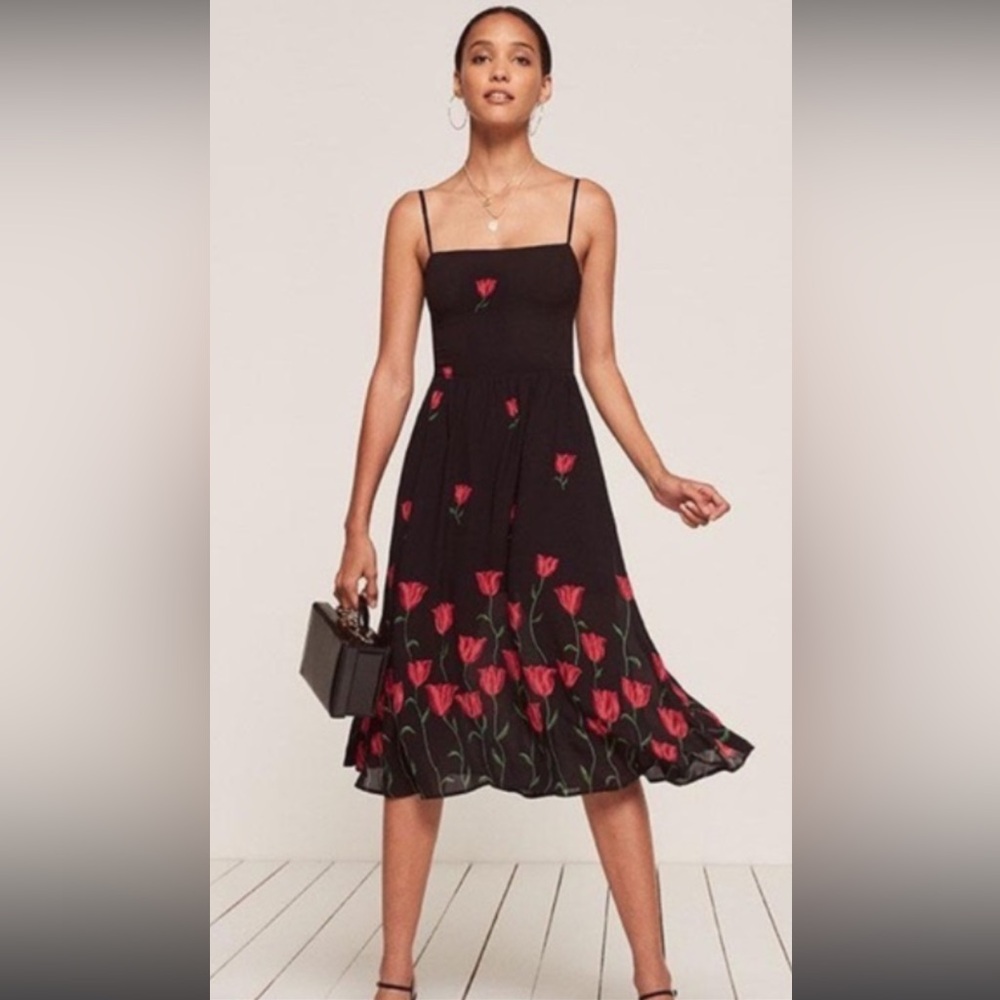 Reformation tulip dress size 0